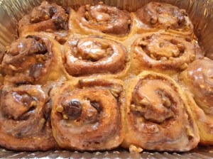 Choc cinammon rolls